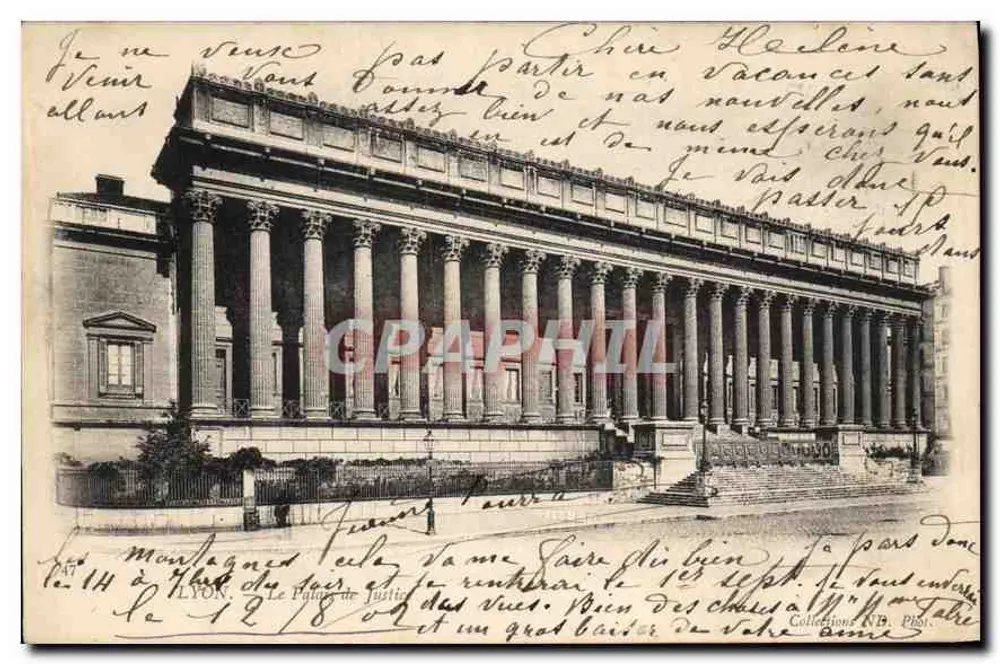 O Palácio de Justiça em Lyon — Coleções N.P. Phot. - Frente