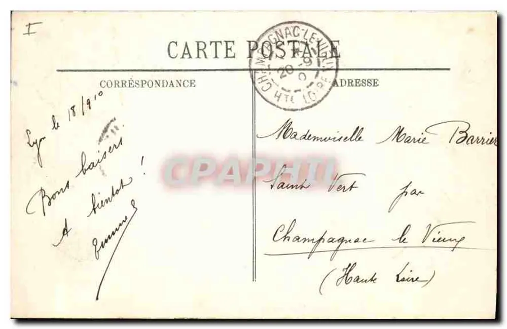 LYON — O Palácio de Justiça e Fourvière — LL. - Verso