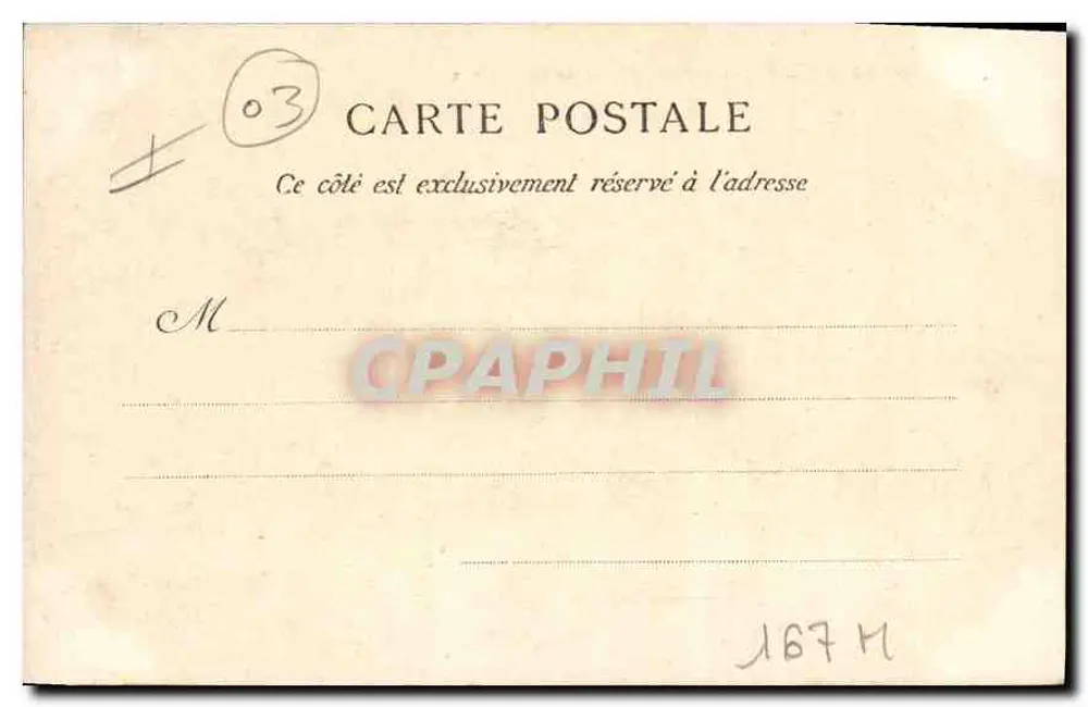 Vichy — Neuer Park, Chalet des Kaisers — Edition C. Marlière - Rückseite