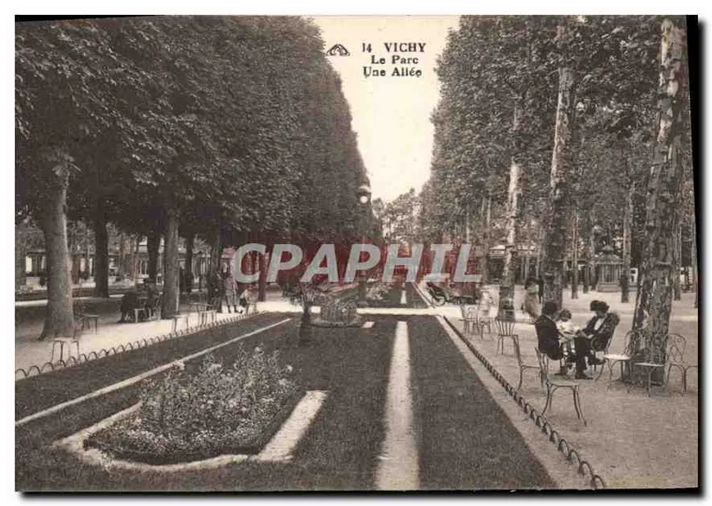 Vichy — O Parque, Uma Avenida — Editor desconhecido, n° 14 - Frente