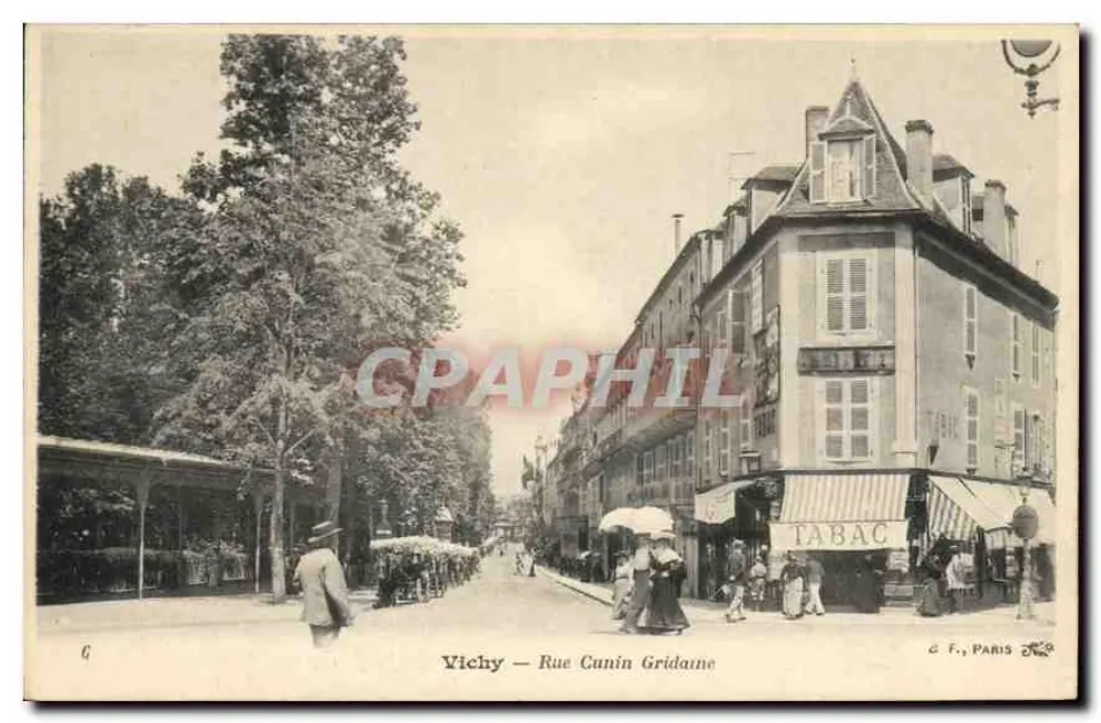 Vichy — Rue Cunin Gridaine — C.F. Paris - Frente