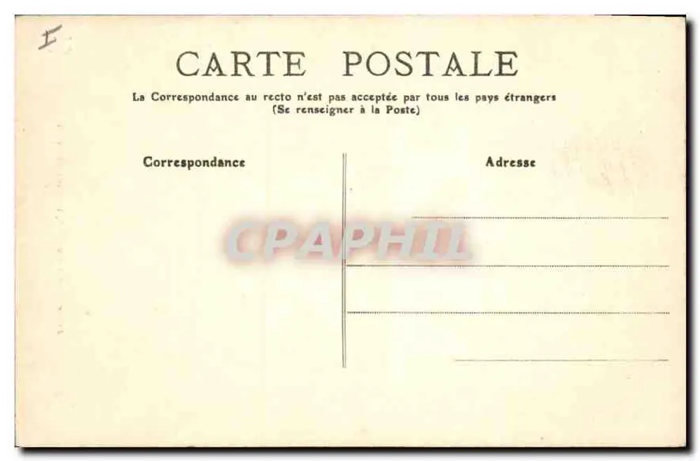 Vichy, a Igreja de São Luís — vista do edifício com seus dois sinos — editor M.T. (n° 105) - Verso