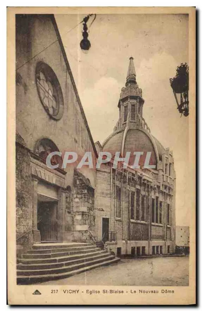Vichy - Kirche Saint-Blaise - Der Neue Dom - Vorderseite