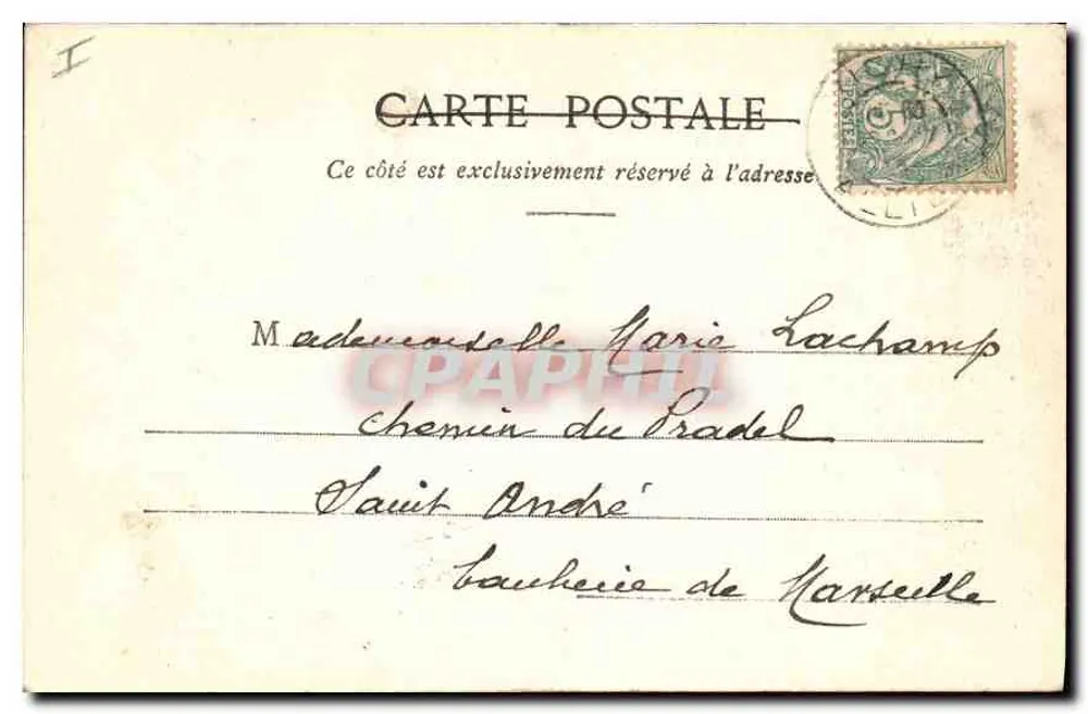 Vichy - Igreja de São Blaise — Edição Gilletta, Nice, n° 8403 - Verso