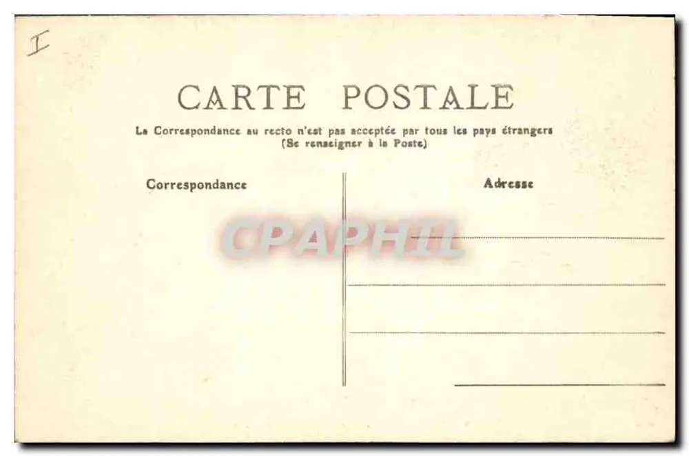 Vichy — Rathausplatz — Allier — 3 — M.T. 1.1. - Rückseite