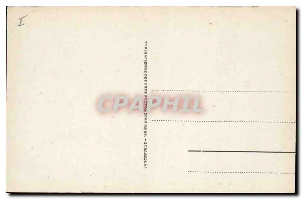 Vichy - La Salle des Fêtes — Serie 7, uitgegeven door de Vereniging van Picturale Kunsten - Achterkant