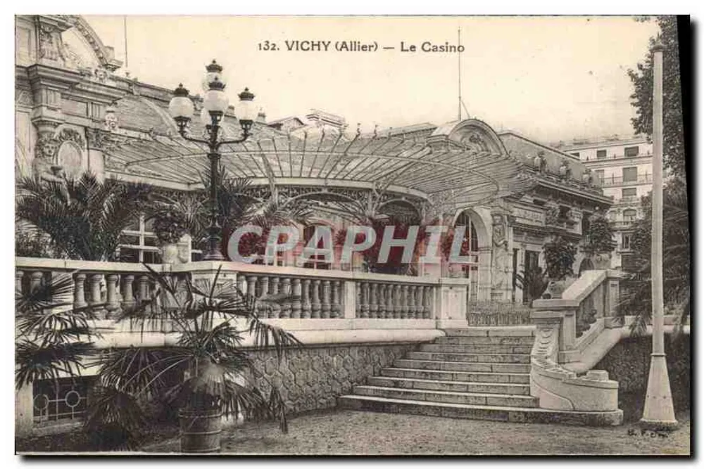 Vichy (Allier) — Het Casino — Uitgever: S. V. O. P. — Serie-nummer 132 - Voorkant