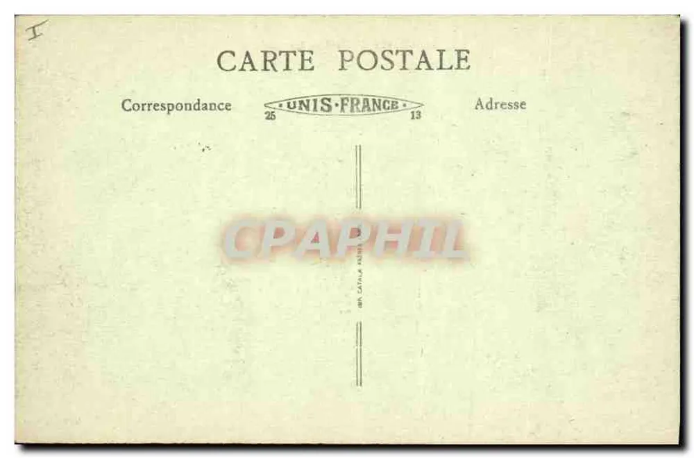 Vichy (Allier) — Het Casino — Uitgever: S. V. O. P. — Serie-nummer 132 - Achterkant