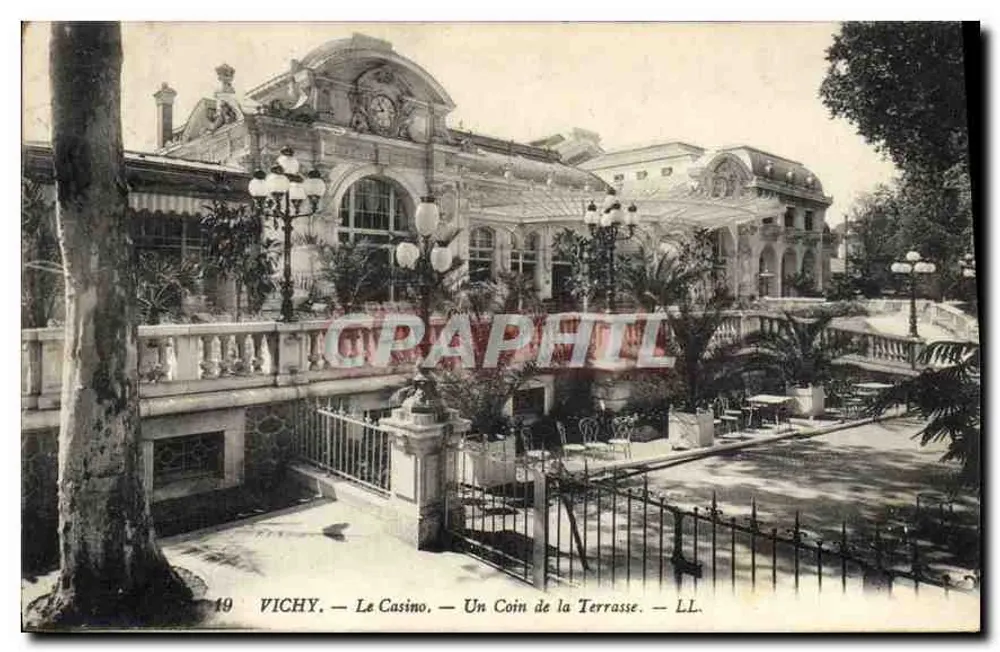 Vichy — Das Casino — Ein Stück der Terrasse — LL. n°19 - Vorderseite