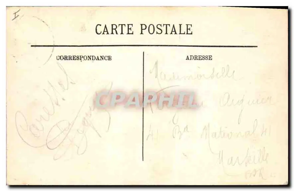 Vichy — Un rincón del casino — Edición A la Managère - Reverso