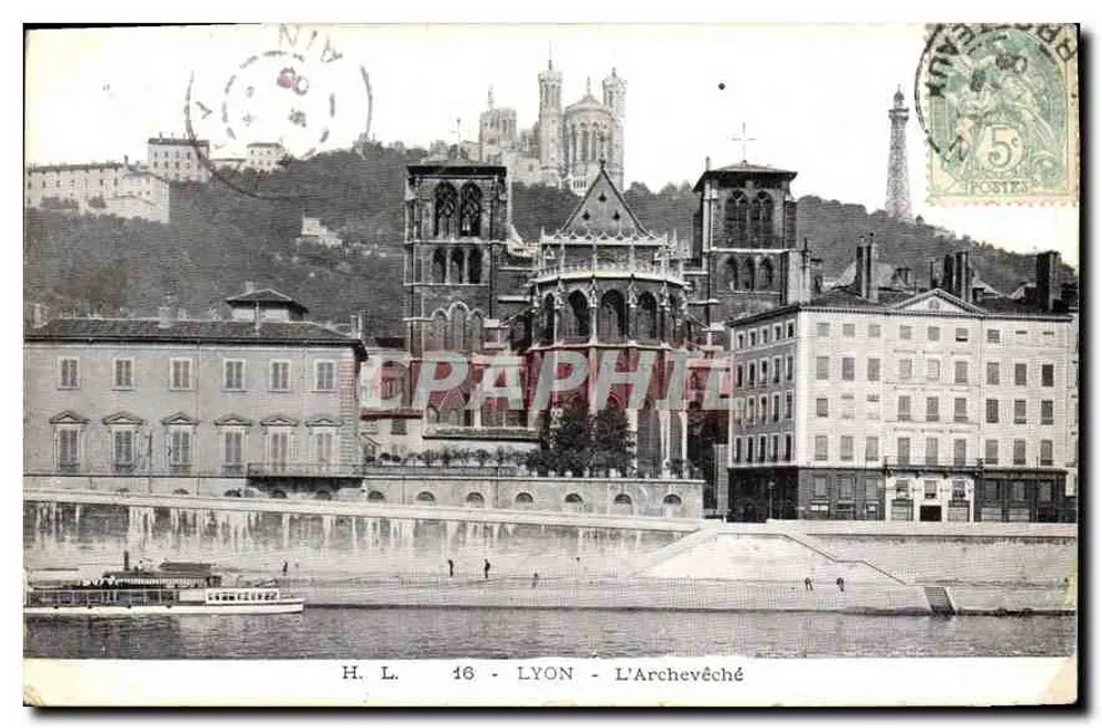 LYON - O Arcebispo — H. L. 16 — editor H. L. (H. L. 16) - Frente