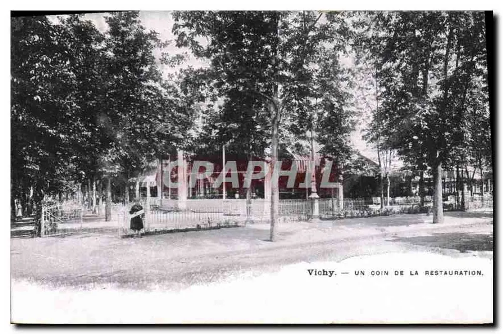 Vichy — Um canto da restauração — editor Vichy, número de série não visível - Frente