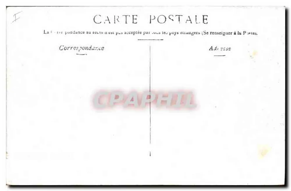 Vichy — Um canto da restauração — editor Vichy, número de série não visível - Verso
