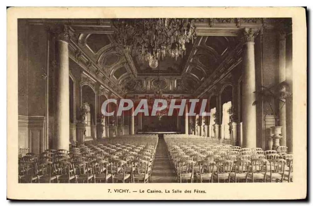 Vichy — Das Casino. Die Saal der Feierlichkeiten. - Vorderseite