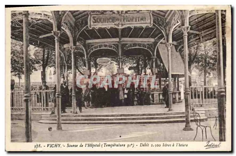 Vichy - Quelle des Klinik — Verlag Idéal, Nr. 378 - Vorderseite