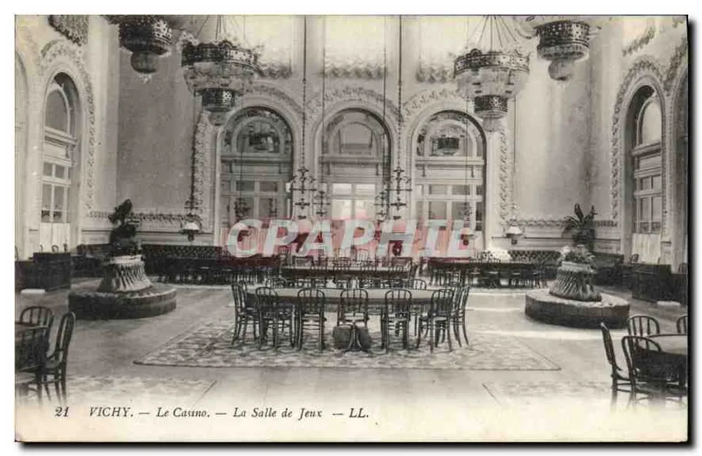 Vichy — Das Casino — Die Spielhalle — LL. - Vorderseite