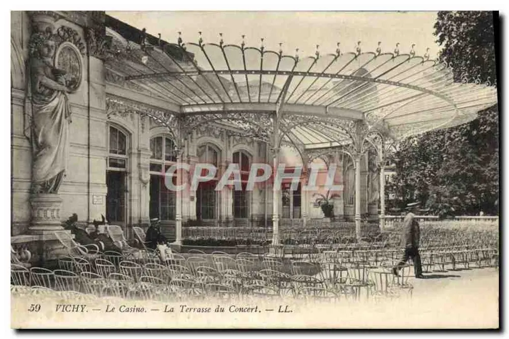 Vichy — Das Casino — Die Konzert-Terrasse — LL. Nr. 59 - Vorderseite