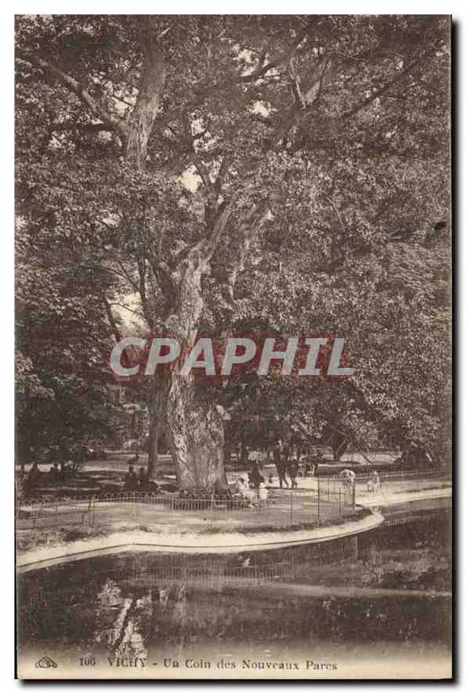 Vichy - Ein Eckbereich der neuen Parks — n°106 - Vorderseite