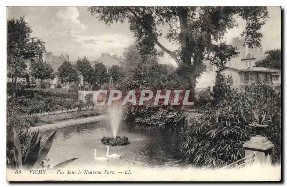 Vichy — Vista nel Nuovo Parco — LL. n°64 - Recto