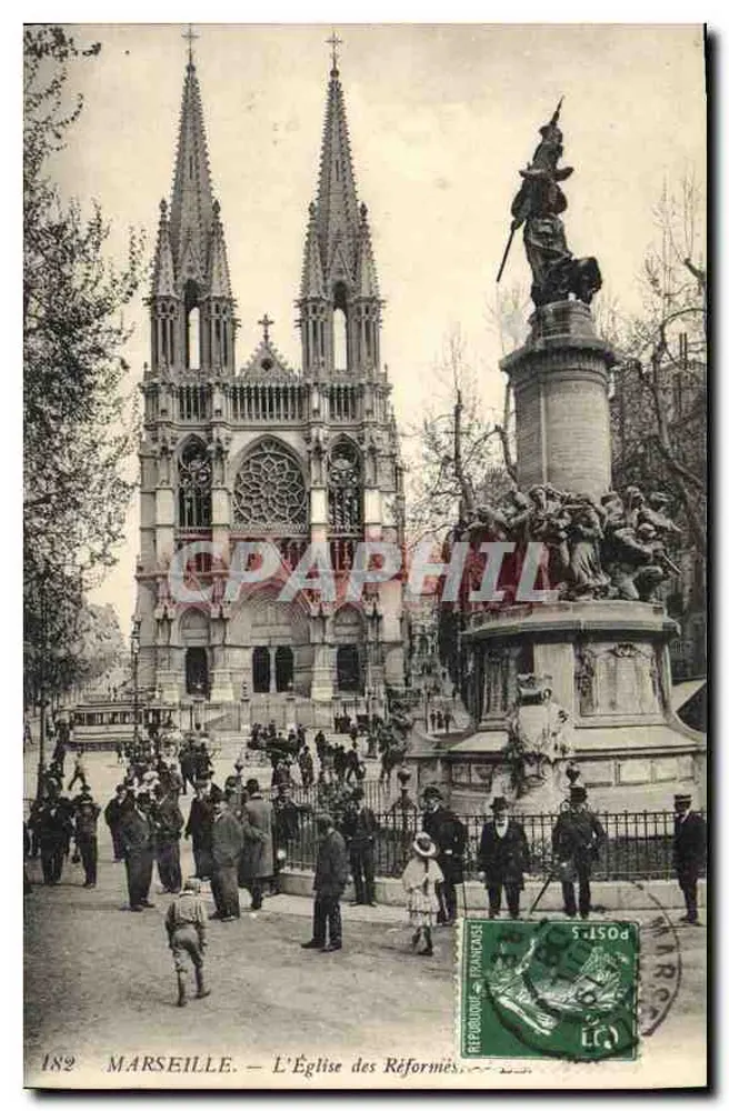 Marsiglia — L'Église des Réformés — Editore : 182 - Recto