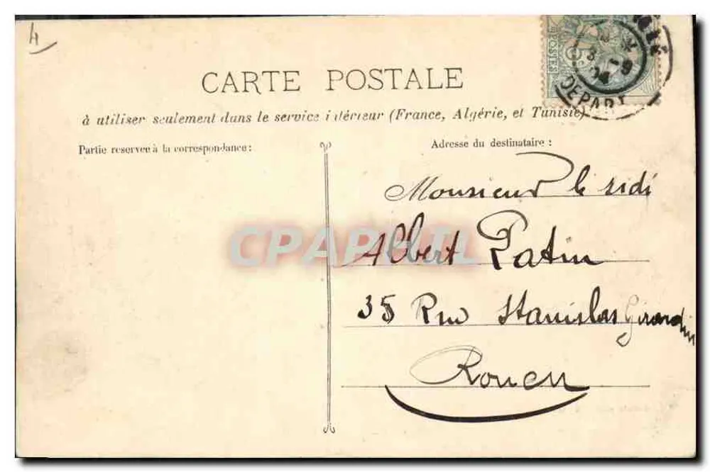 Marselha - (A Corniche) O Profeta — Grimaud pl. - Sturelle — n°142 - Verso