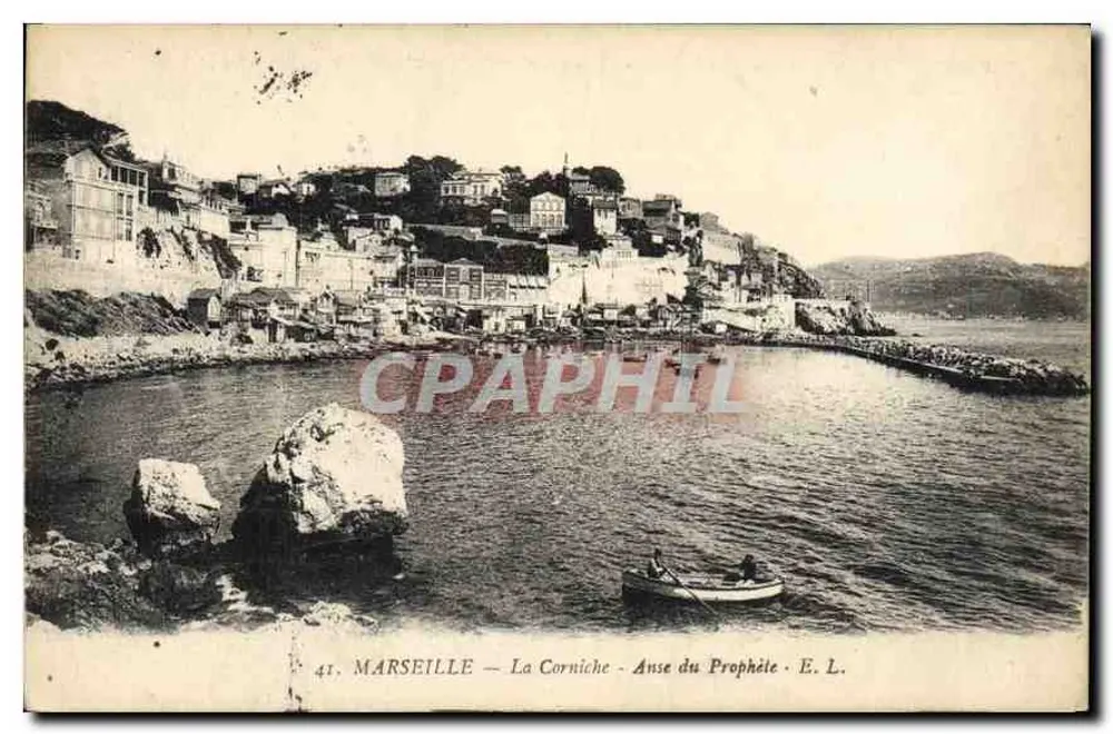 Marseille — A Corniche — Anse do Profeta — E. L. - Frente