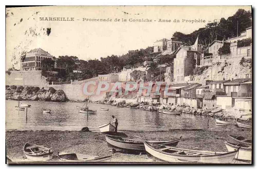 Marselha — Promenade da Corniche — Anse do Profeta — C. G. - Frente