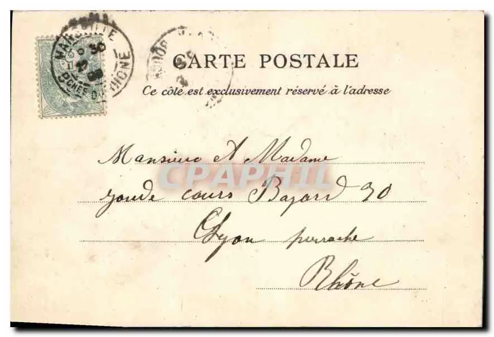 Kirche Saint-Vincent-de-Paul — Marseille — Verlag amilii, Nr. 93 - Rückseite