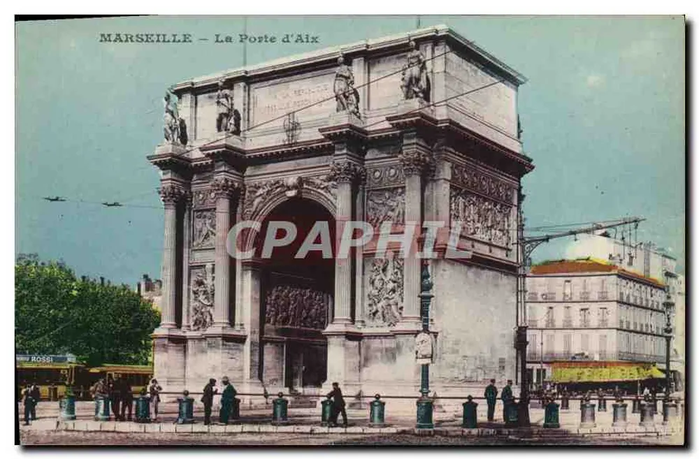 Marseille — A Porta de Aix — editor Rossel - Frente