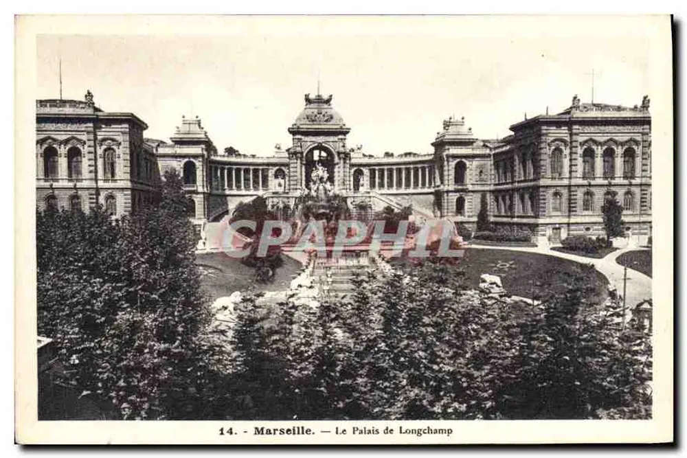 Marseille — O Palácio de Longchamp — n°14 - Frente