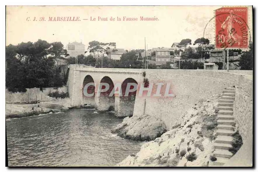 Marseille — Die Brücke der Falschen Münze — C.J. 38 - Vorderseite