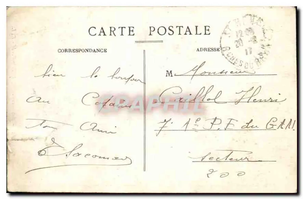Marseille — Ascensores de N.-D. de la Garde — E. L. - Verso
