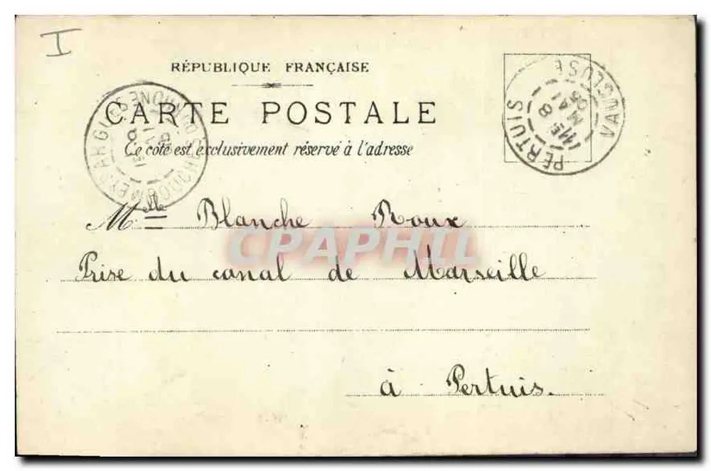 Marseille — Les Réformées — Umitié simaires Louise Berrault - Rewers