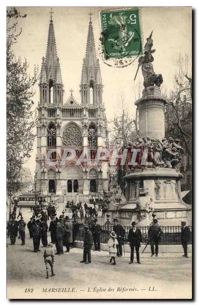 Marselha — A Igreja dos Reformados — L.I. — 182 - Frente