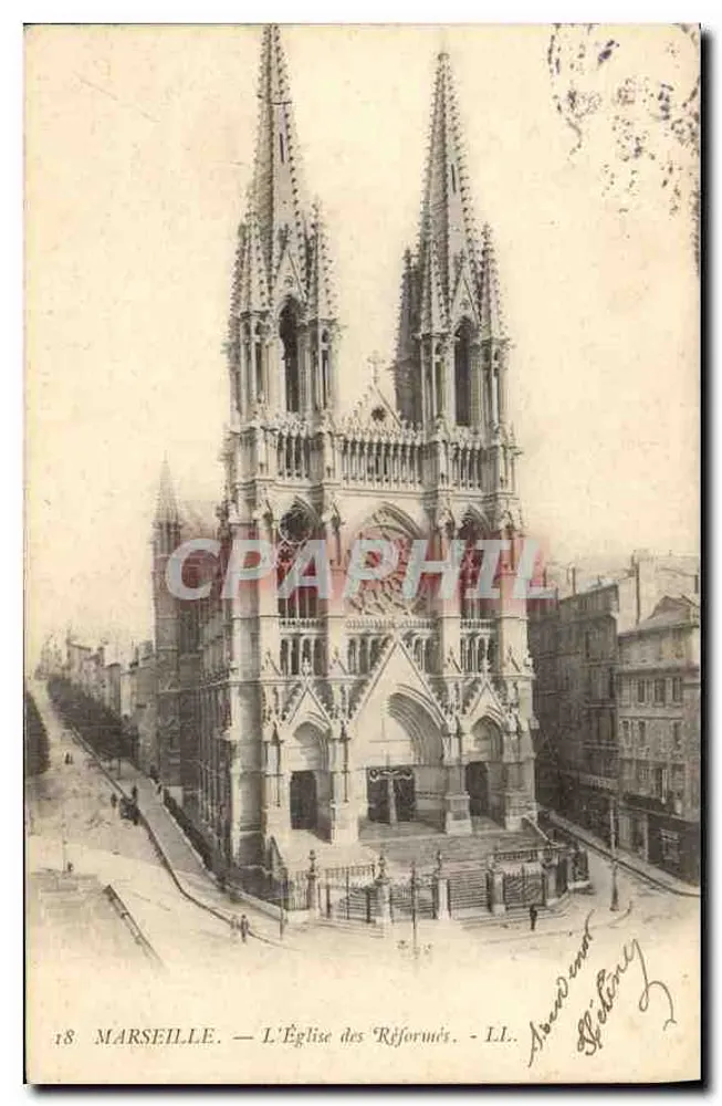 Marselha — A Igreja dos Reformados — LL. n°18 - Frente
