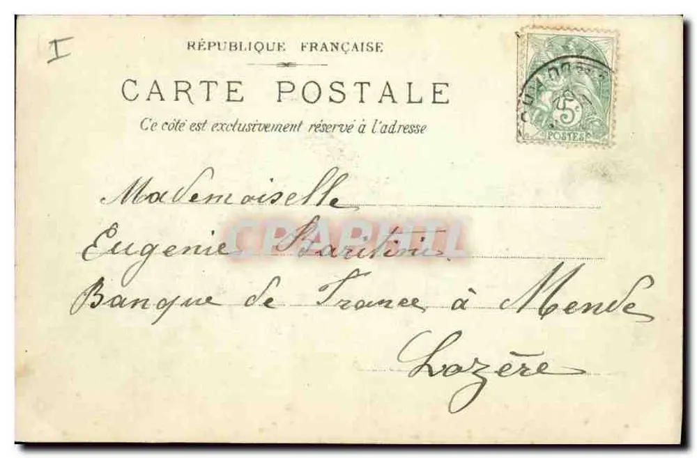 Marseille — Kirche St-Vincent-de-Paul (Die Reformierte) — D.H.A. n°128 - Rückseite