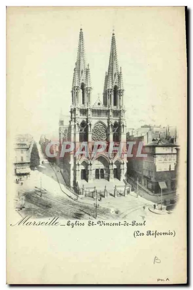 Marseille — Kirche Saint-Vincent-de-Paul (Leo Riformiés) - Vorderseite