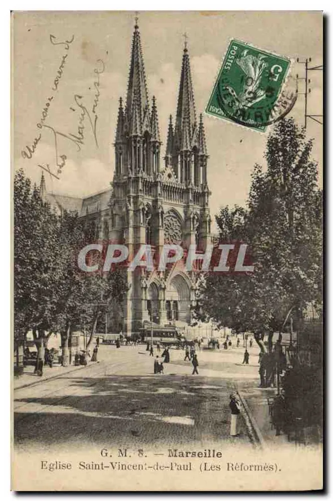 Kirche Saint-Vincent-de-Paul — Marseille (Die Reformierten) — G. M. S. - Vorderseite