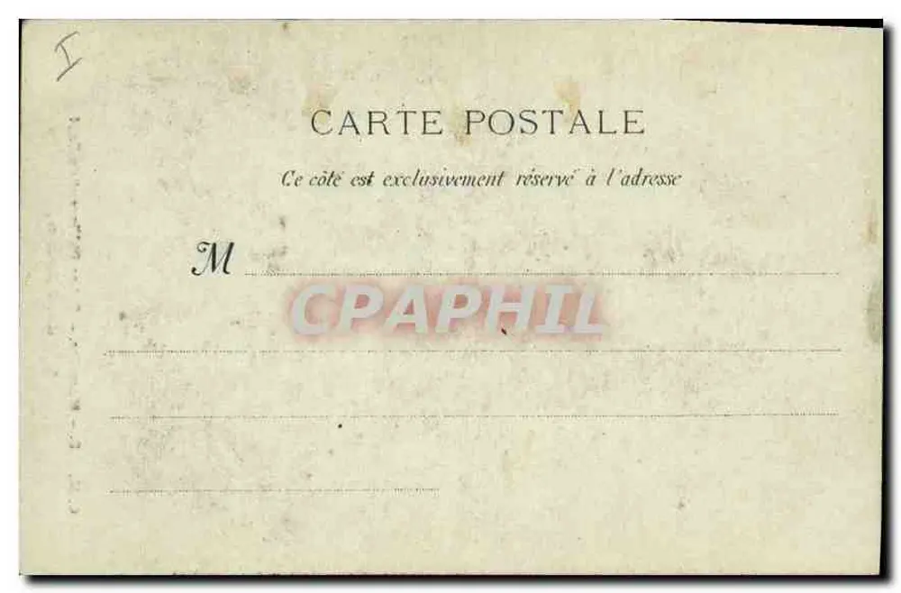Marseille — Kirche Saint-Vincent de Paul — Les Réformés — G. M. 8 - Rückseite