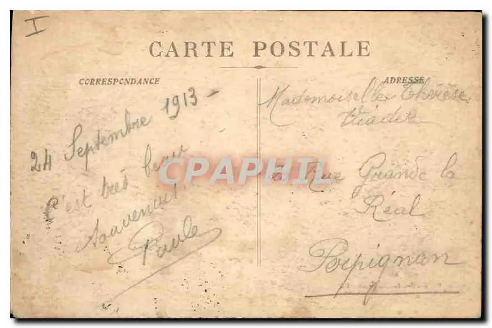 Marselha - Cours du Chapitre e les Reformiès — Édition des Nouvelles Dateres - Verso
