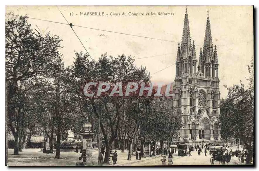 Marselha - Cours du Chapitre e as Reformas — das Nouveaux-Imprimeries - Frente