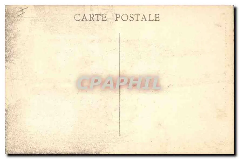 Marseille — Kirche St. Vincent de Paul — Postkarte - Rückseite