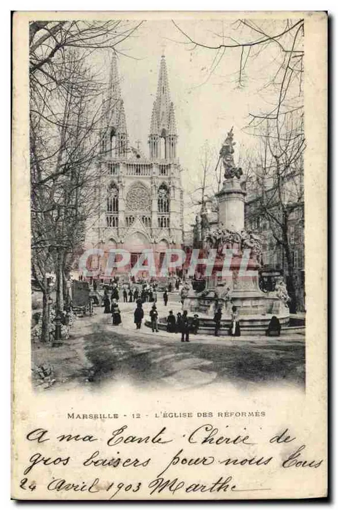 Marselha - A Igreja dos Reformados — editor desconhecido, n° de série 12 - Frente