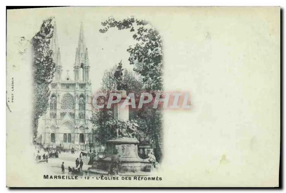 Marselha - A Igreja dos Reformados — Fot. Lácour - Frente