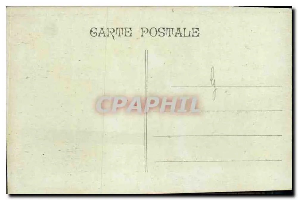 Marseille - Exposição Colonial 1922 — O Grande Palácio - Verso