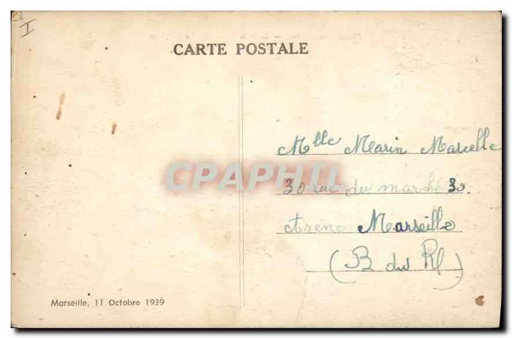 Marseille — Promenade de la Corniche — Le Prophète - Verso
