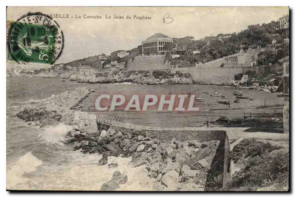 Marselha - A Corniche - A Doca do Profeta - Frente