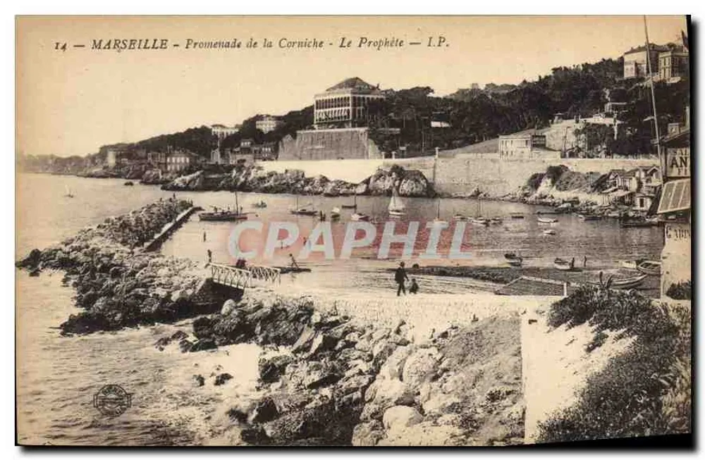 Marselha - Promenade da Corniche - O Profeta - I.P. - Frente