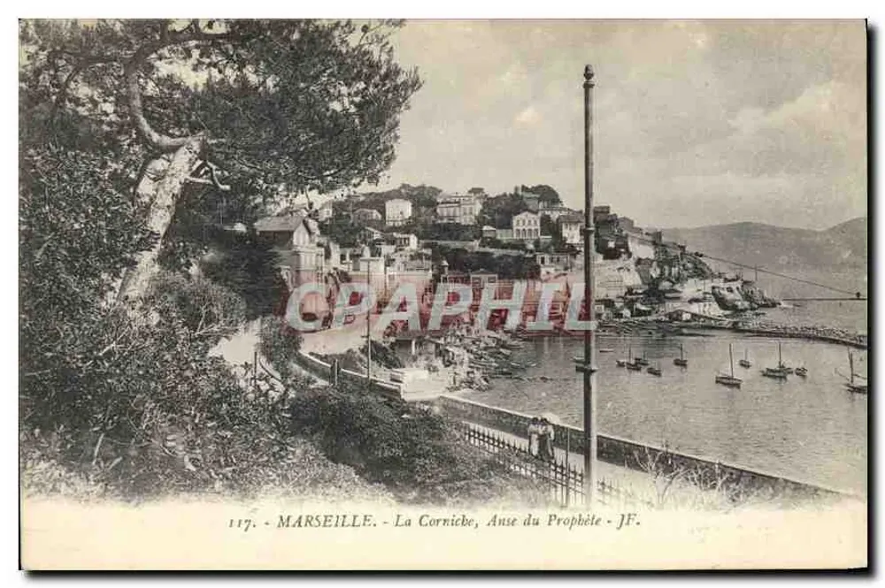 Marseille - A Corniche, Anse do Profeta - J.F. n°117 - Frente