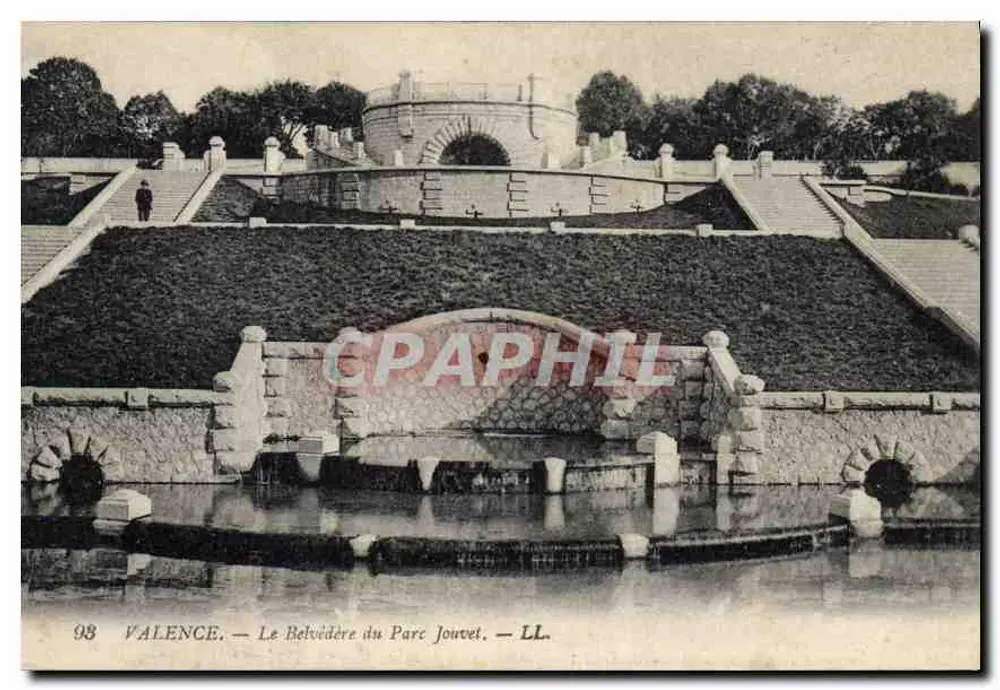 Valence — Le Belvédère du Parc Jouvet — LL - Recto